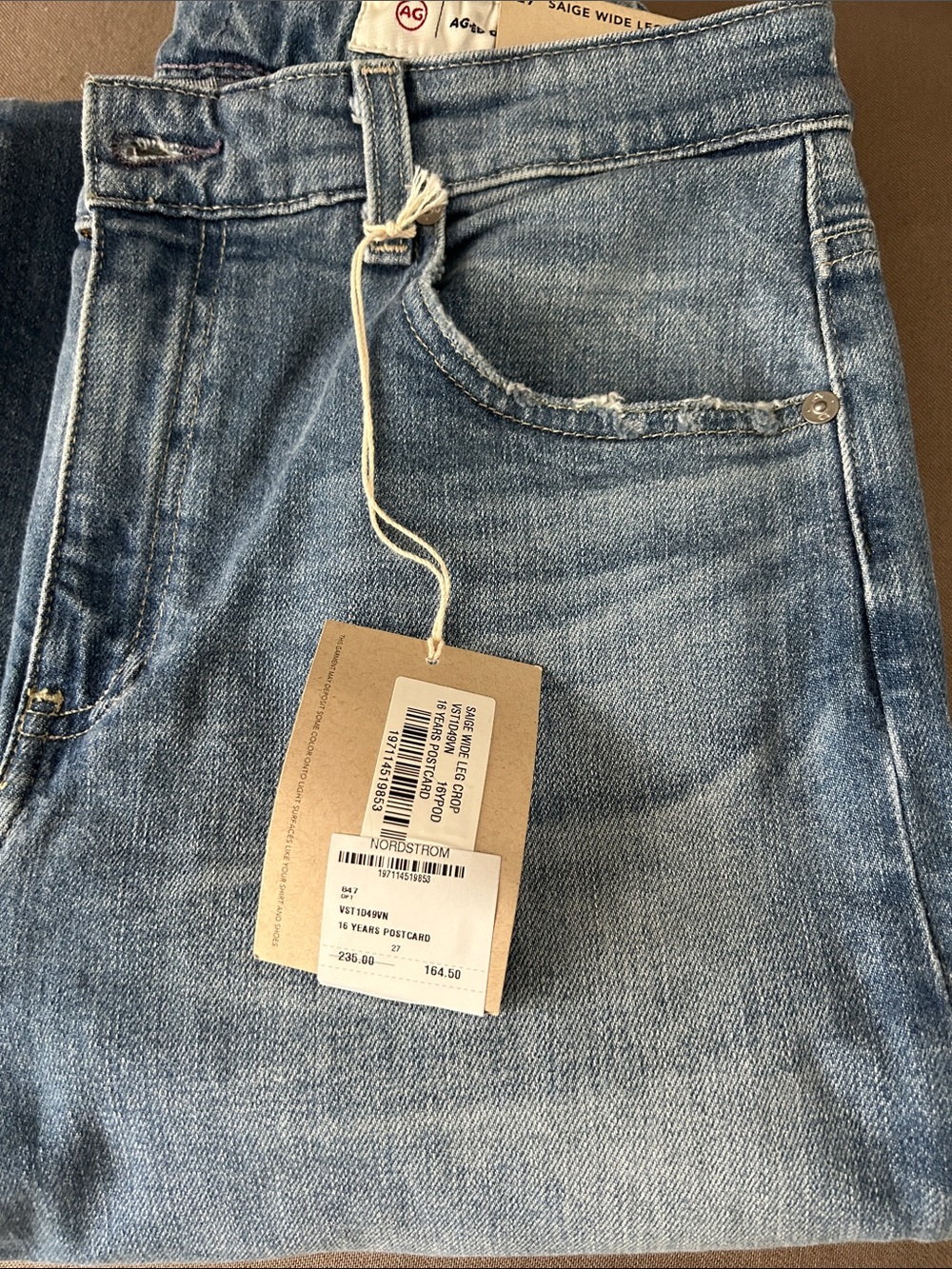 Ag Adriano Goldschmied saige wide leg Jeans